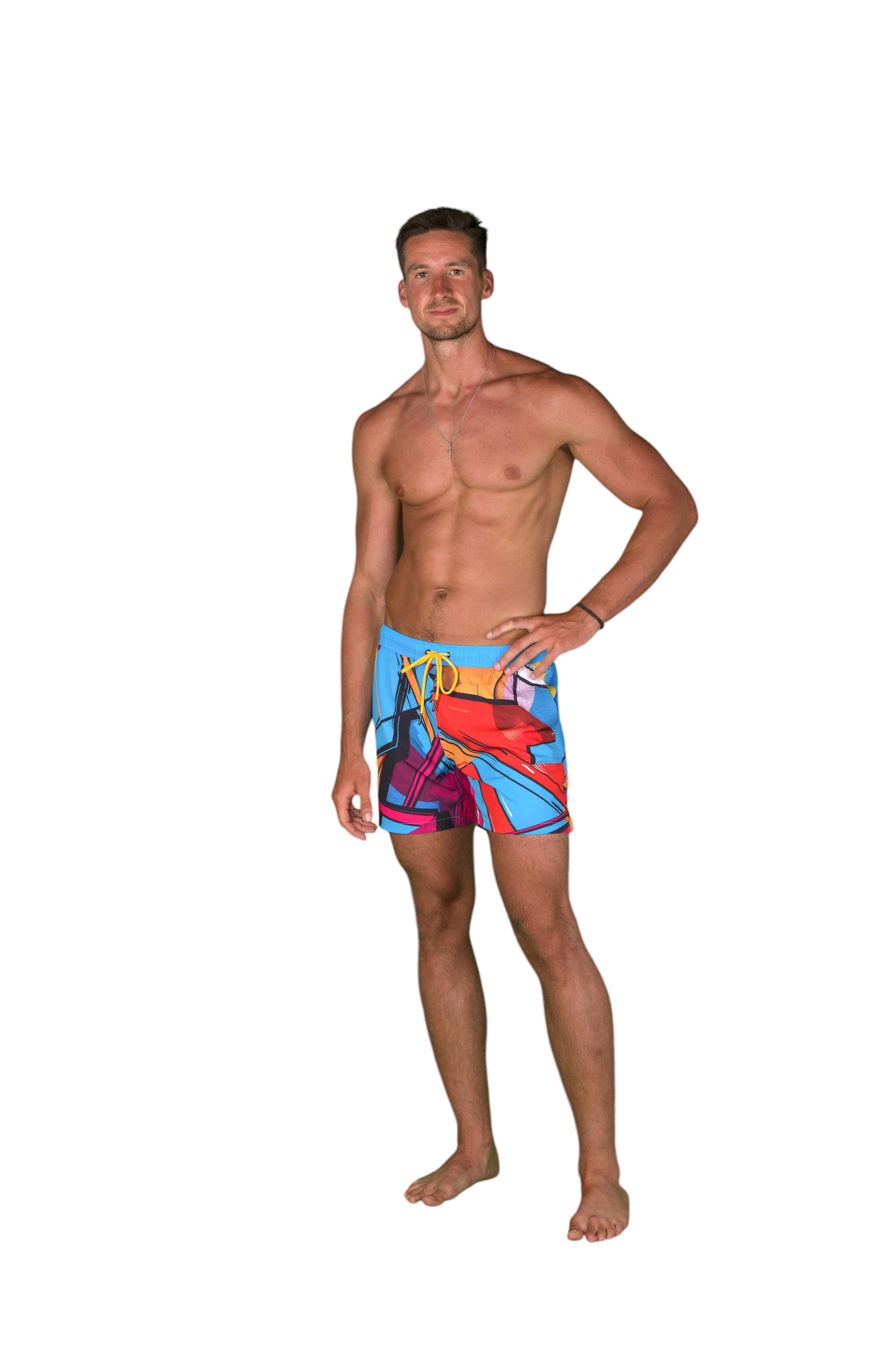 90'S SWIM SHORTS