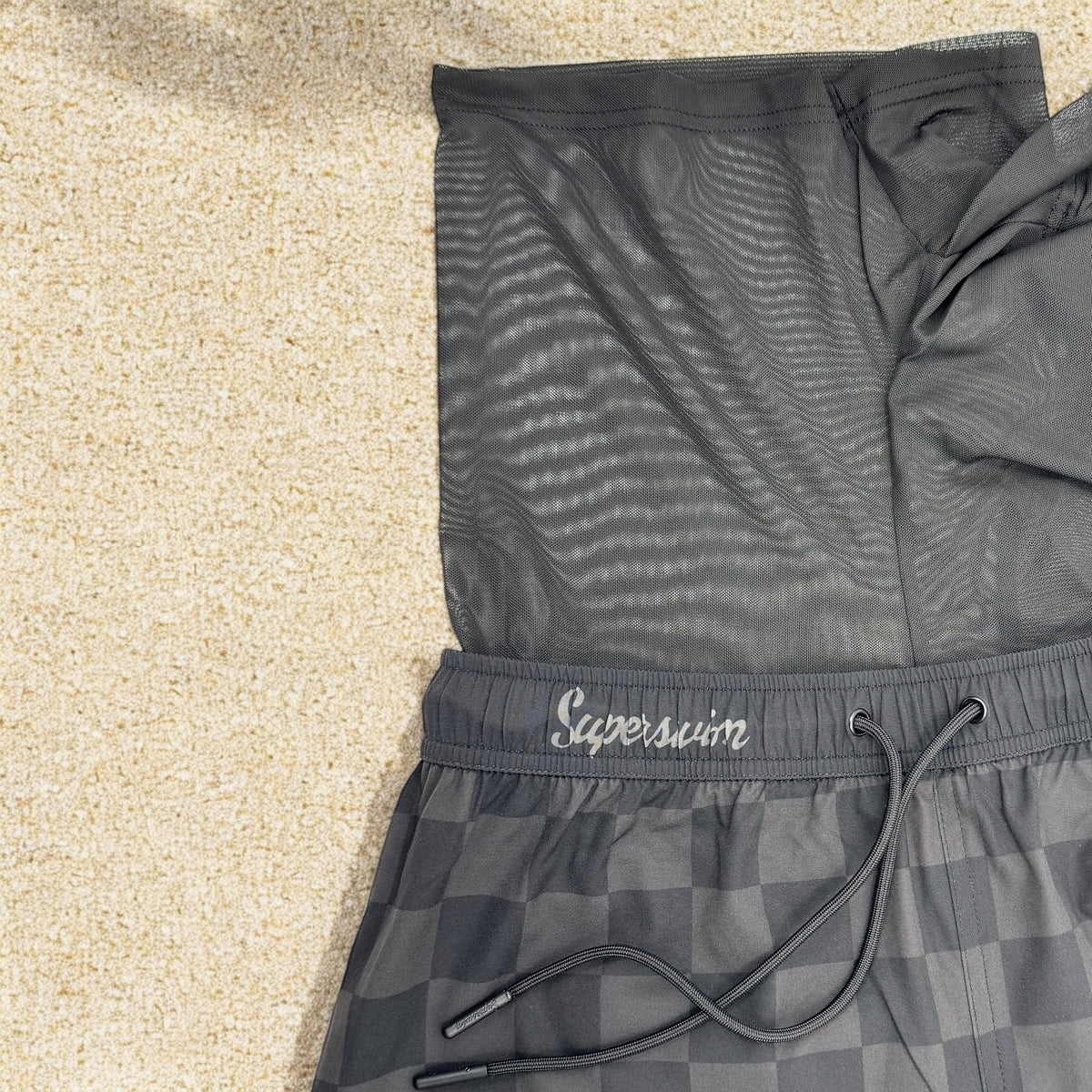 Pánské plavky SUPERSWIM CHECKERED – detail vnitřní síťky
