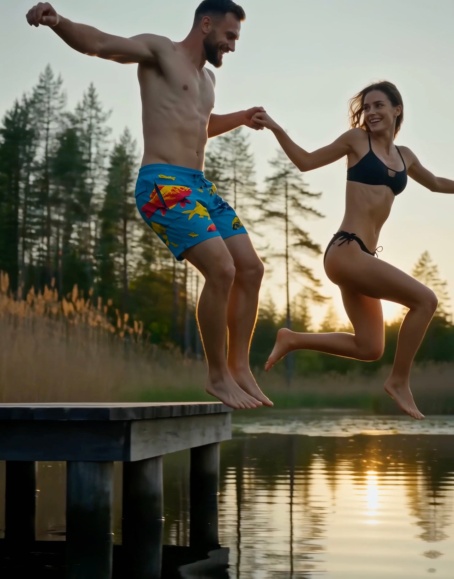 Pánské plavky SUPERSWIM FISH – lifestyle fotografie
