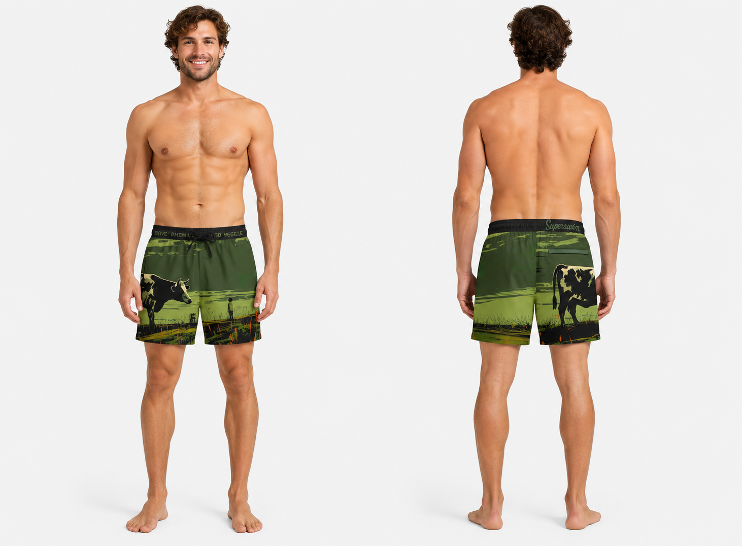 Pánské plavky SUPERSWIM GREEN VEGGIE – lifestyle